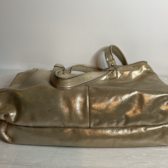 Gold Coach Preppy Bag - Picture 9 of 13